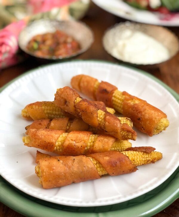 Baby Corn Rolls